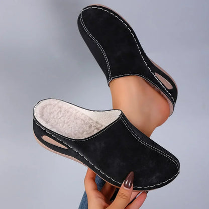 Freya | Zapatillas de Casa con Forro de Pelo Sintético