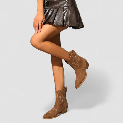 Darcy | Botas vaqueras bordadas