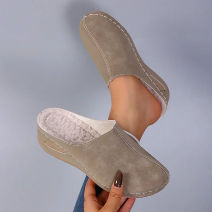 Freya | Zapatillas de Casa con Forro de Pelo Sintético