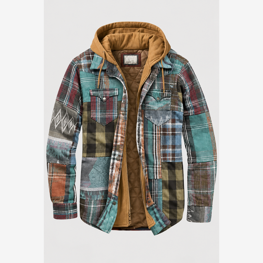 Varel | Chaqueta de patchwork a cuadros