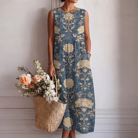 VALENTINA - VESTIDO MIDI FLORAL