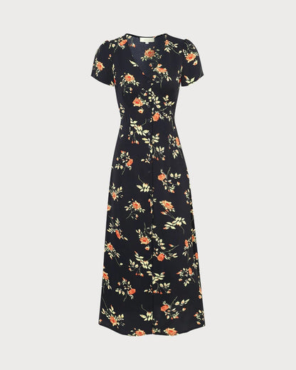 Vestido Valeria Bloom – Elegancia Floral Maxi