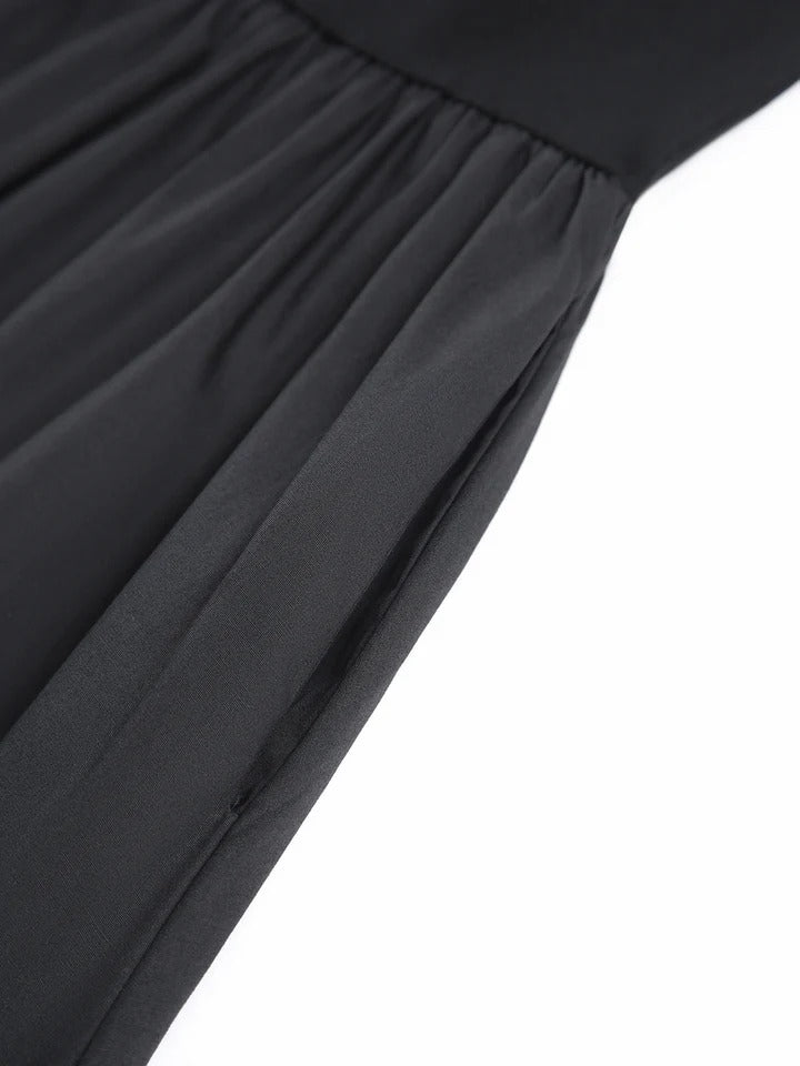 Vestido Elegance – Corte Entallado y Falda Fluida