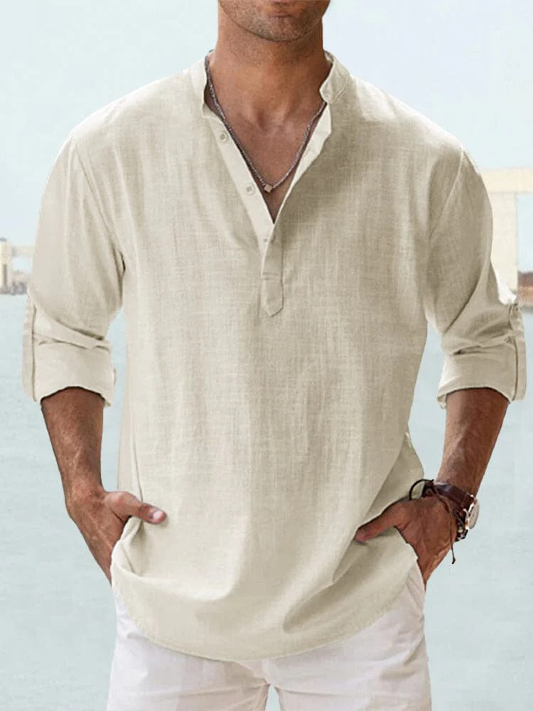 Camisa Horizon™ – Manga Larga Casual para Hombre