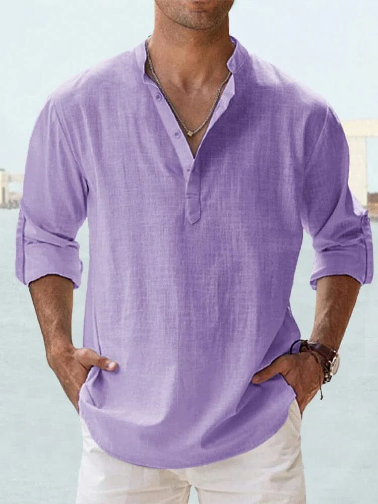Camisa Horizon™ – Manga Larga Casual para Hombre