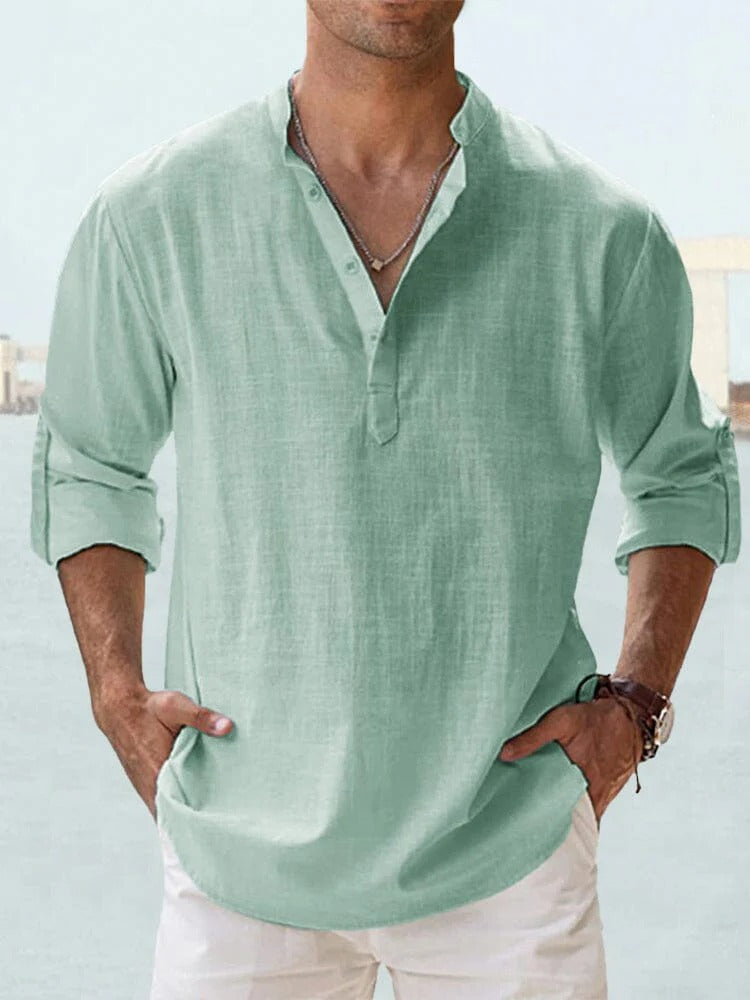 Camisa Horizon™ – Manga Larga Casual para Hombre