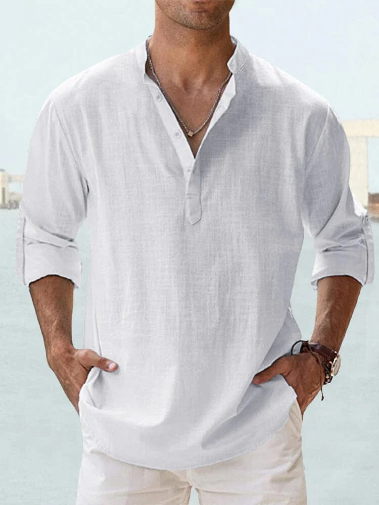 Camisa Horizon™ – Manga Larga Casual para Hombre