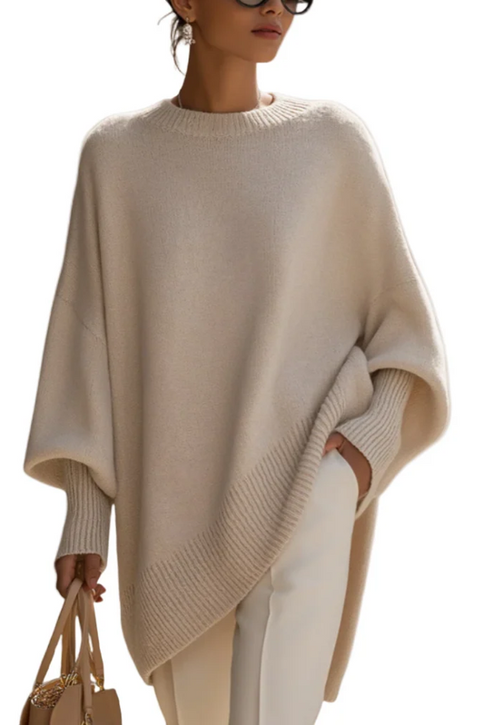 Poncho Livia | Jersey Oversize de Punto Suave