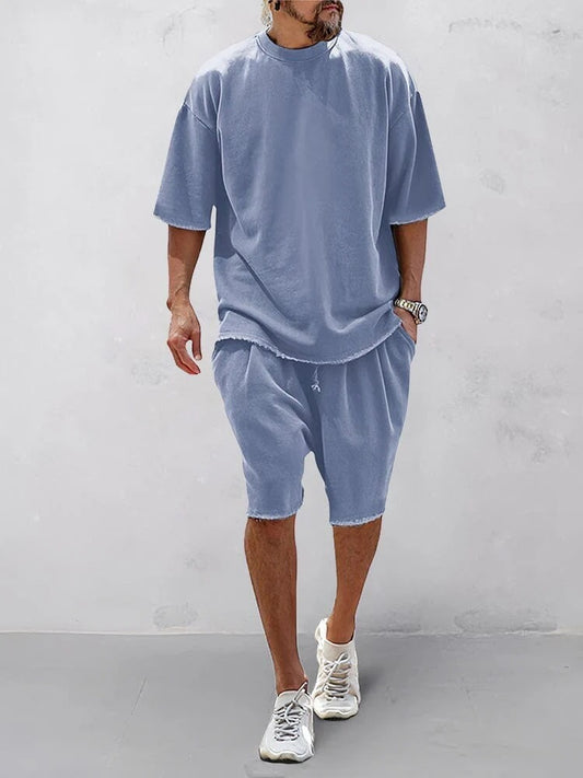 Conjunto Oversize Urban Comfort para Hombre | Camiseta y Pantalón Deportivo Premium