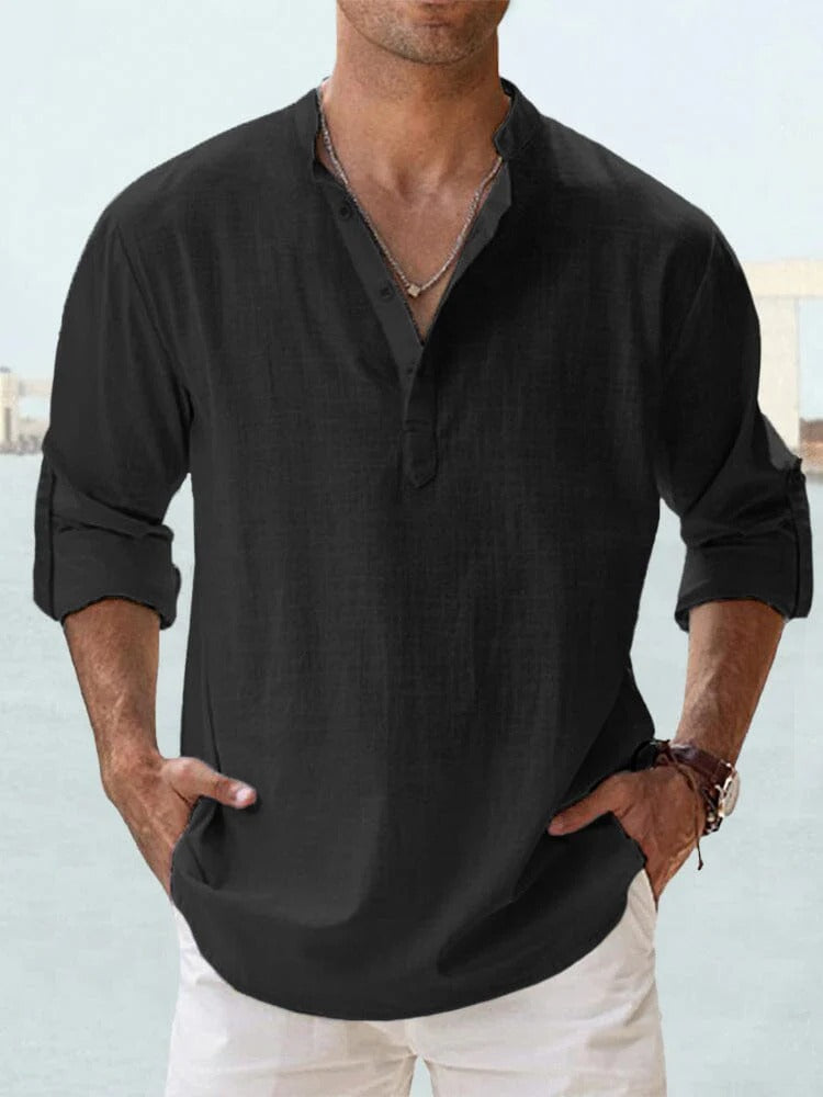 Camisa Horizon™ – Manga Larga Casual para Hombre