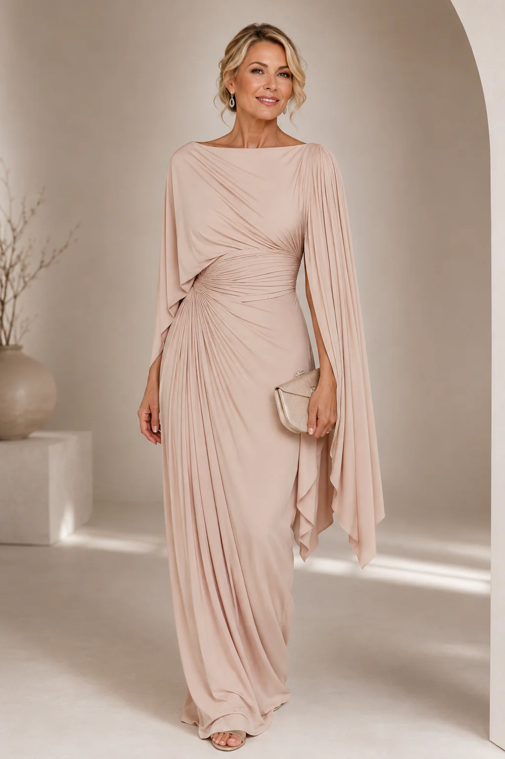 Vestido Largo Celestia™ | Elegancia Fluida para Ocasiones Especiales