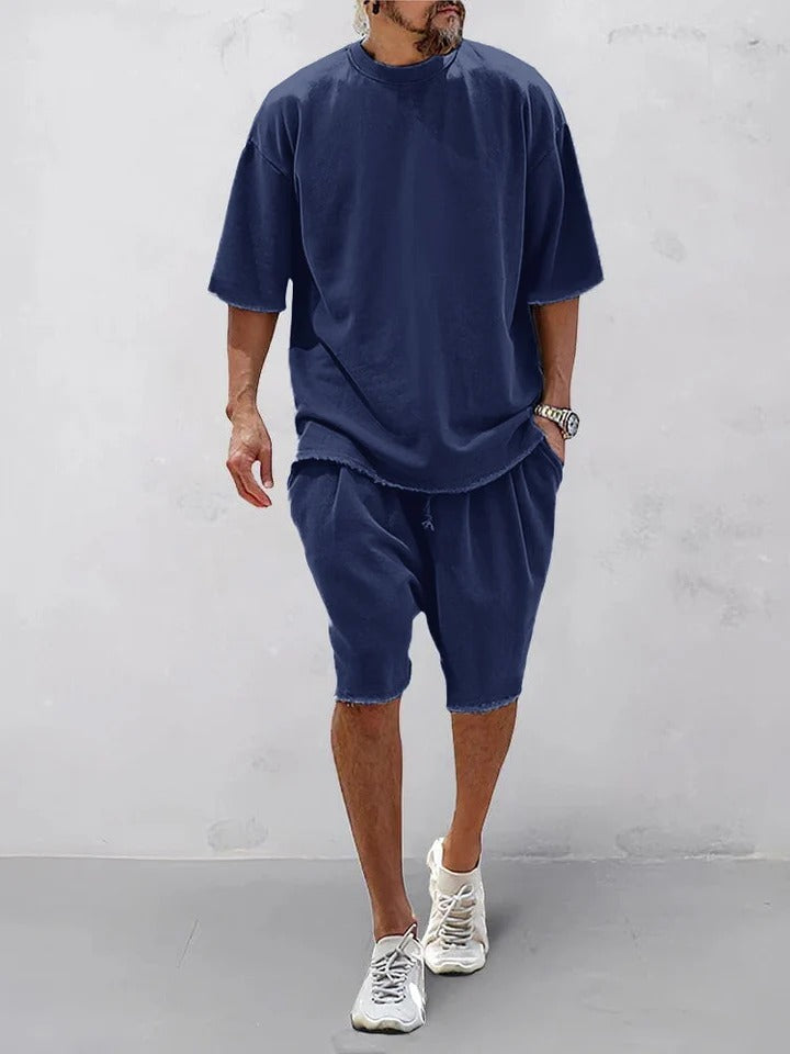Conjunto Oversize Urban Comfort para Hombre | Camiseta y Pantalón Deportivo Premium