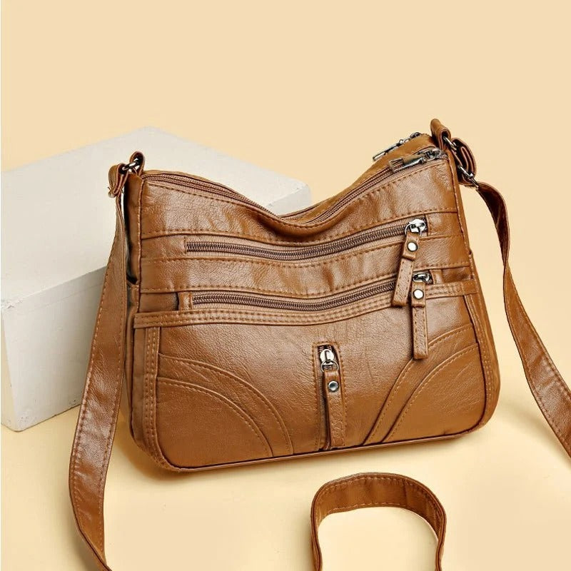 Bolso Bandolera Vintage Elegance – Amplio, Práctico y Sofisticado