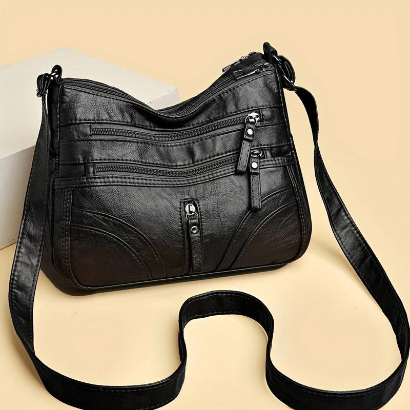 Bolso Bandolera Vintage Elegance – Amplio, Práctico y Sofisticado