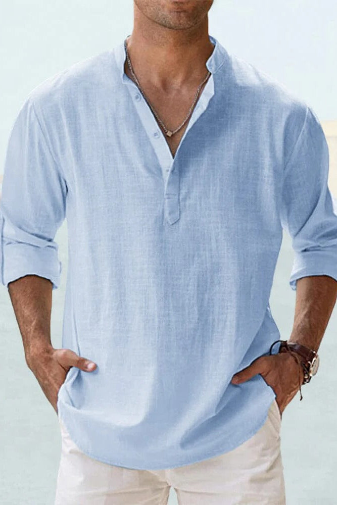 Camisa Horizon™ – Manga Larga Casual para Hombre