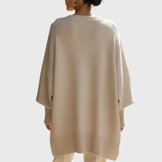 Poncho Livia | Jersey Oversize de Punto Suave