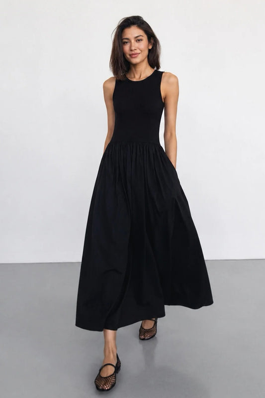 Vestido Elegance – Corte Entallado y Falda Fluida