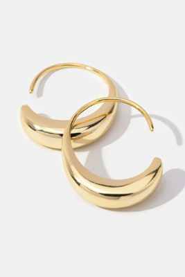 Pendientes Aura – Aros Dorados Minimalistas