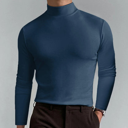 Camiseta Urban Fit™ | Cuello Alto de Manga Larga para Hombre