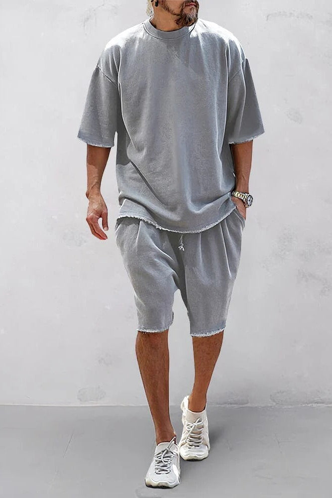 Conjunto Oversize Urban Comfort para Hombre | Camiseta y Pantalón Deportivo Premium