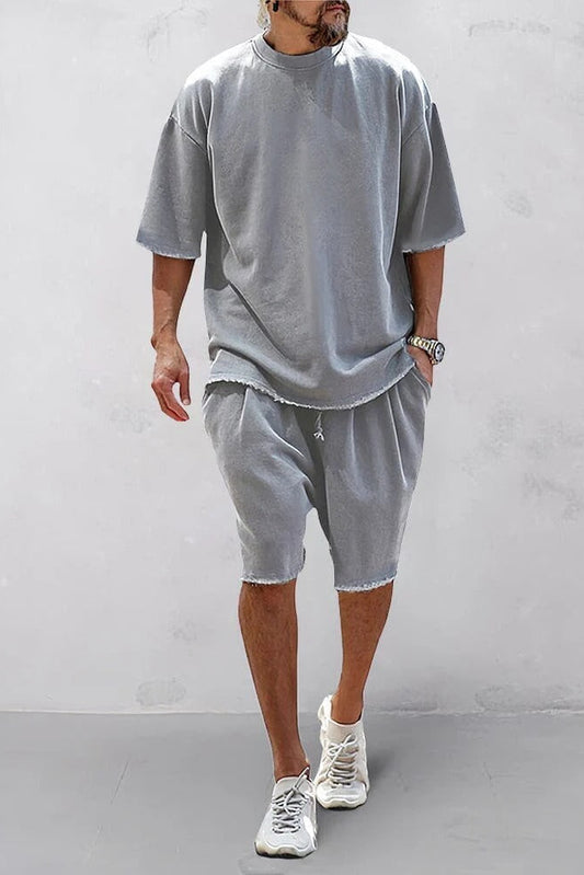 Conjunto Oversize Urban Comfort para Hombre | Camiseta y Pantalón Deportivo Premium