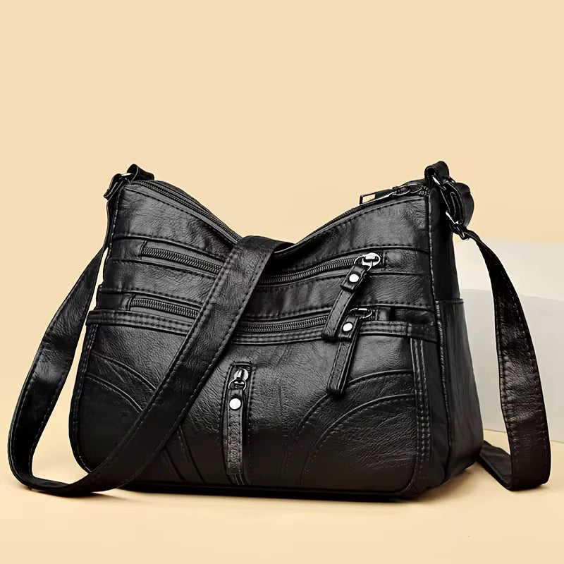 Bolso Bandolera Vintage Elegance – Amplio, Práctico y Sofisticado