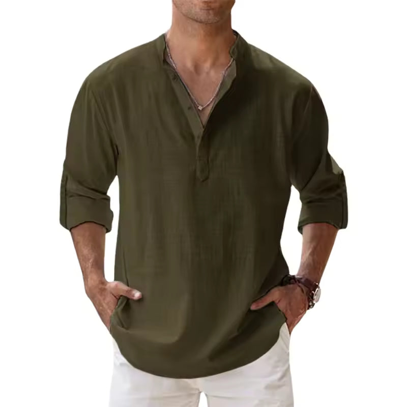 Camisa Mateo – Elegancia Ligera de Verano