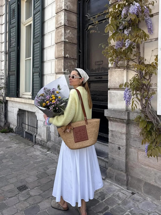Falda Plisada de Algodón – Elegancia Atemporal