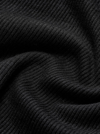 Camiseta Canalé de Manga Larga | Elegante, Ajustada y Cómoda