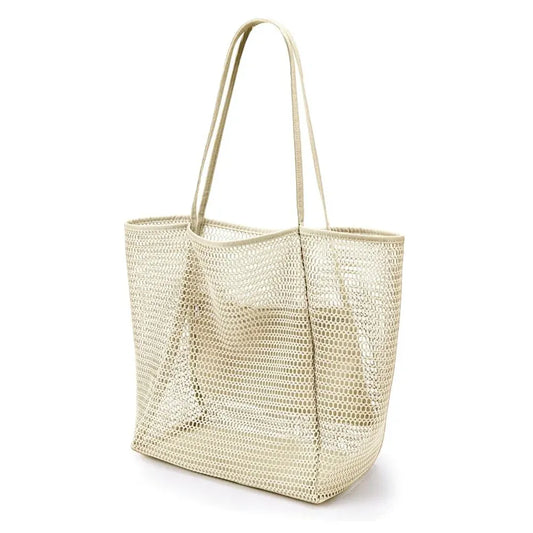 Bolso de Playa Cala Breeze | Capazo de Malla con Neceser Interior