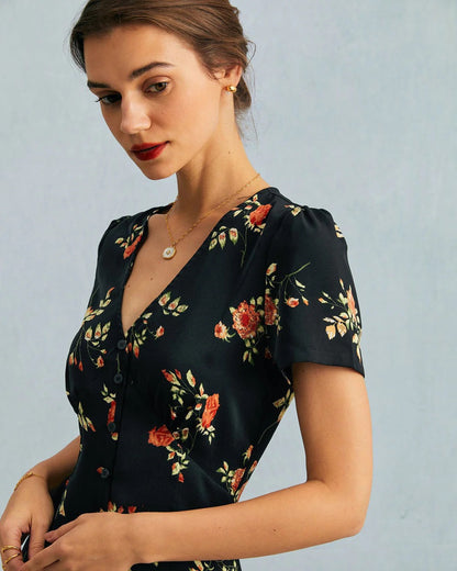 Vestido Valeria Bloom – Elegancia Floral Maxi