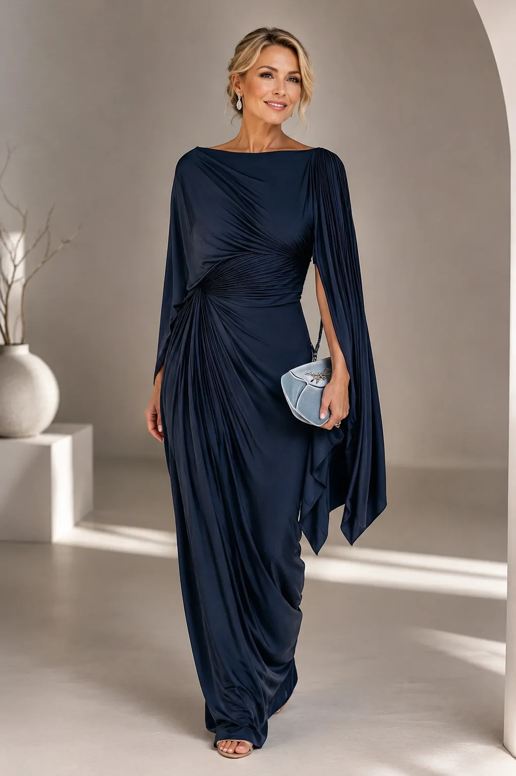 Vestido Largo Celestia™ | Elegancia Fluida para Ocasiones Especiales