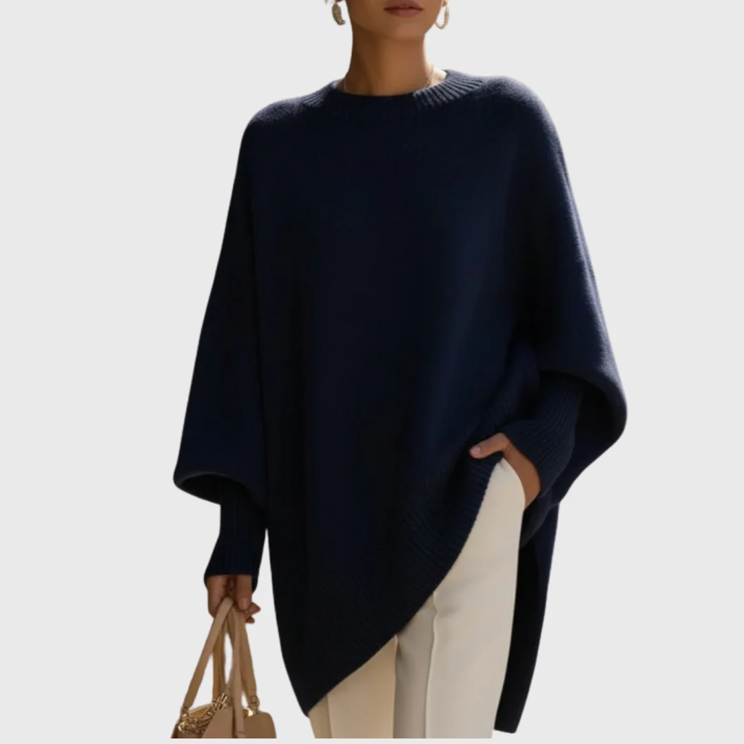 Poncho Livia | Jersey Oversize de Punto Suave
