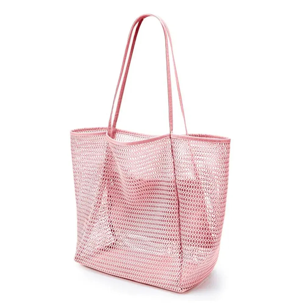 Bolso de Playa Cala Breeze | Capazo de Malla con Neceser Interior