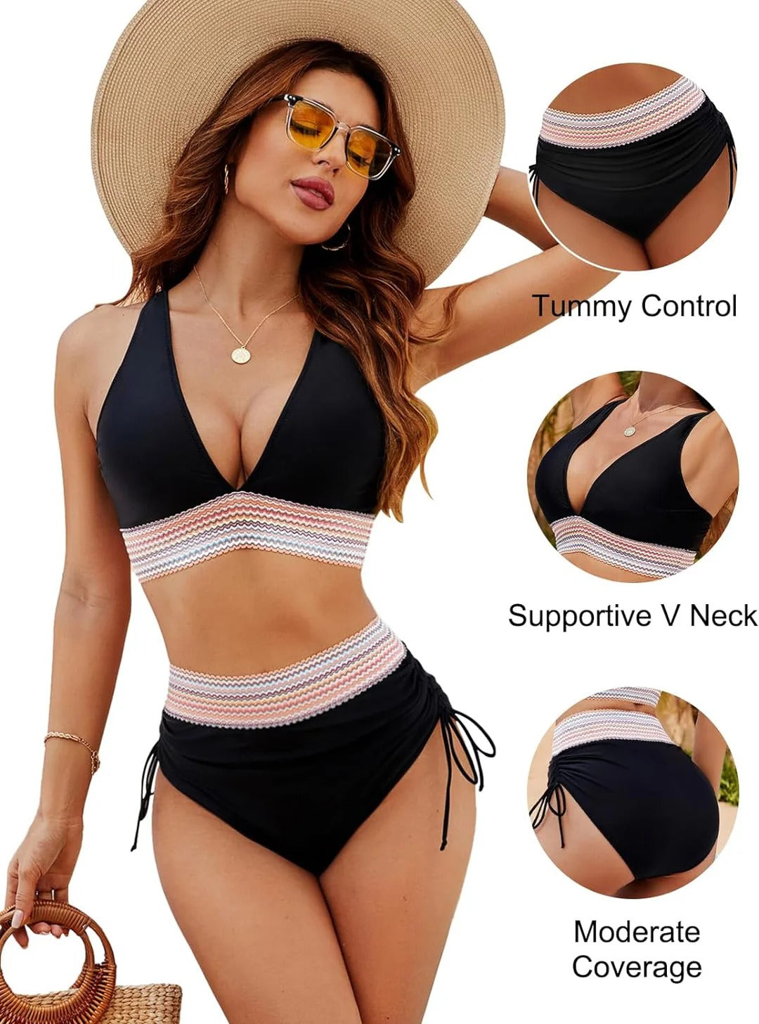 Bikini Marea Chic | Cintura Alta y Ajuste Favorecedor
