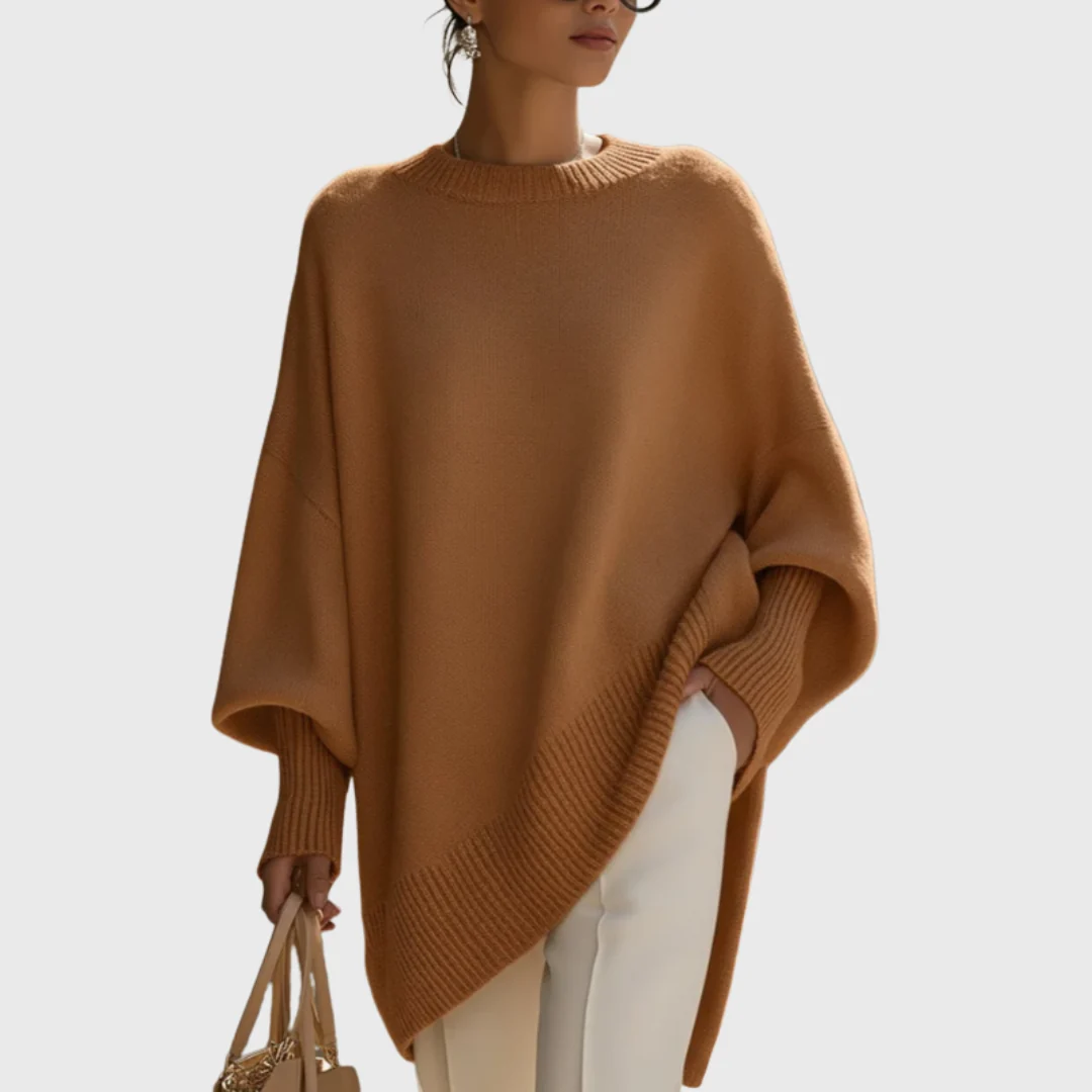 Poncho Livia | Jersey Oversize de Punto Suave