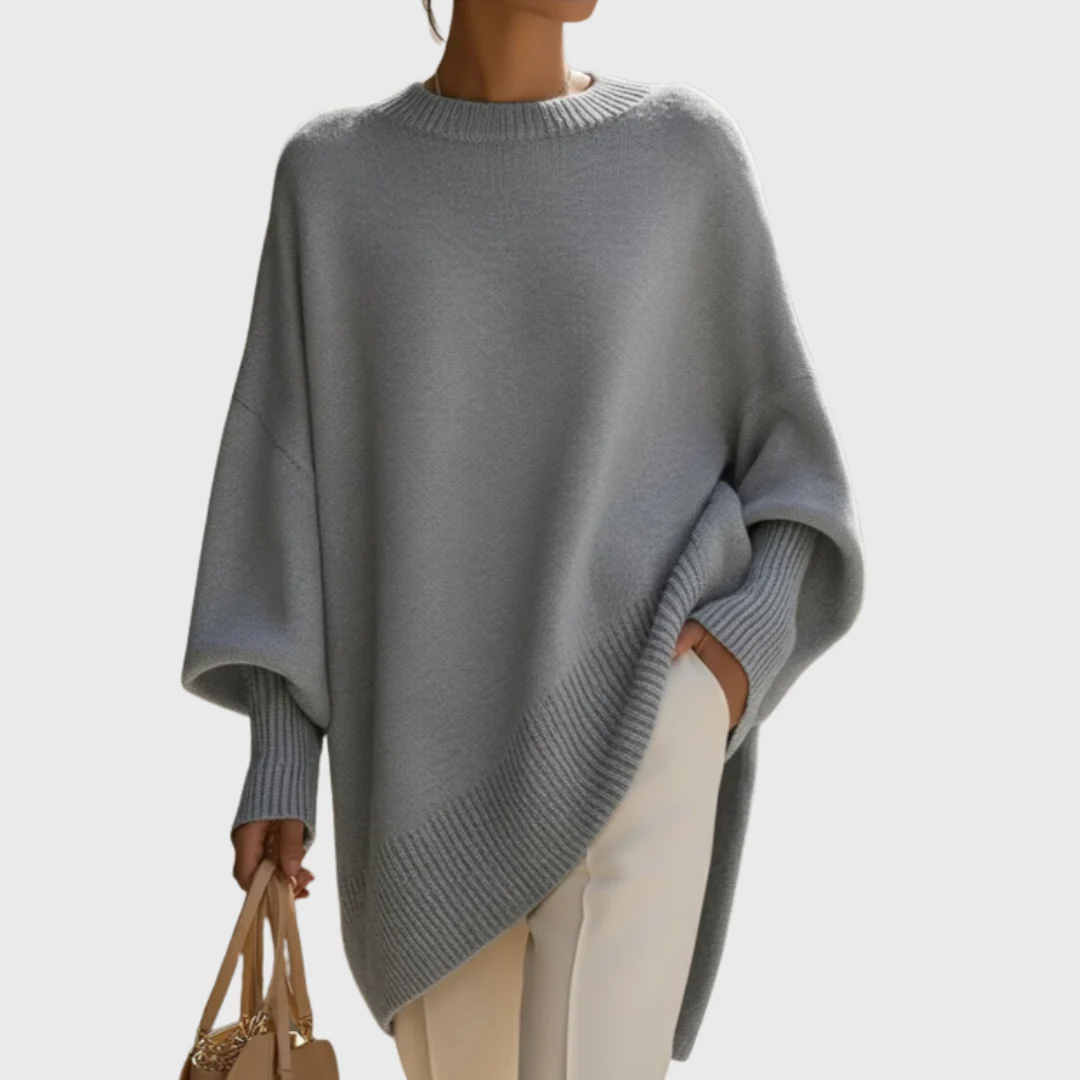 Poncho Livia | Jersey Oversize de Punto Suave