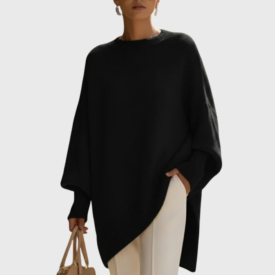 Poncho Livia | Jersey Oversize de Punto Suave