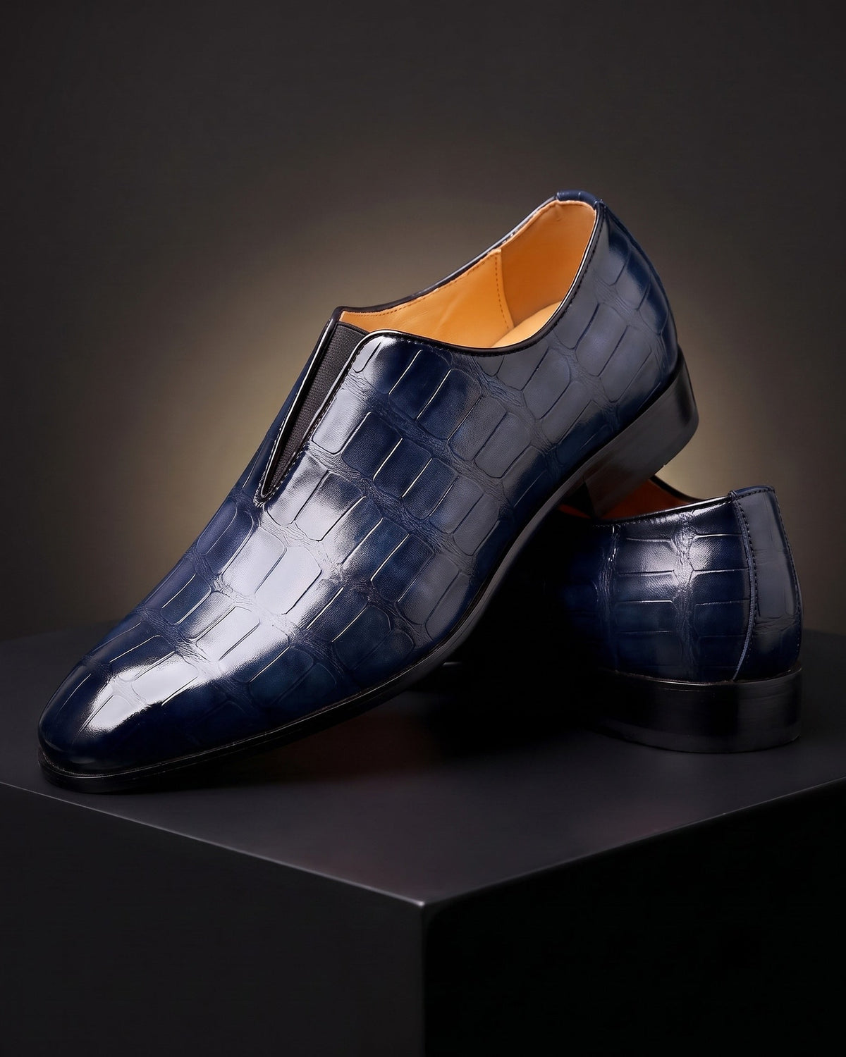 Mocasín Lorenzo de piel sin cordones