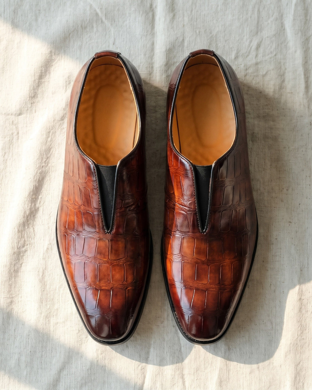 Mocasín Lorenzo de piel sin cordones