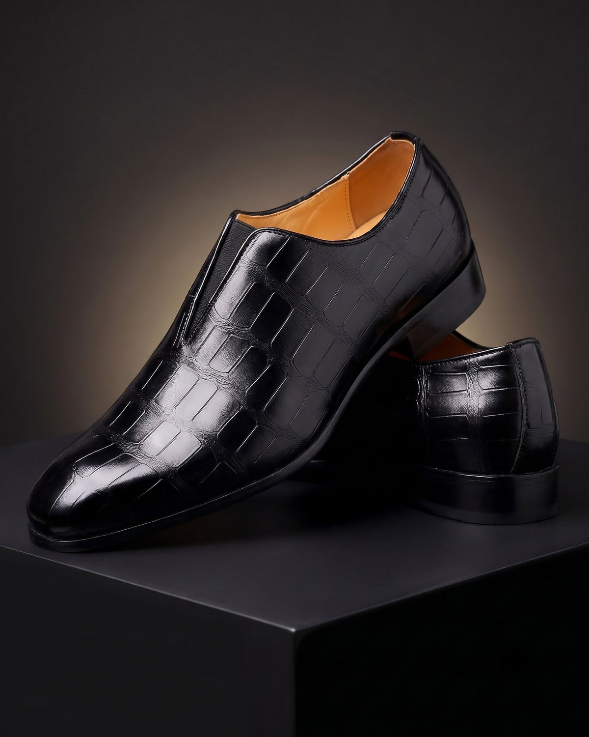 Mocasín Lorenzo de piel sin cordones