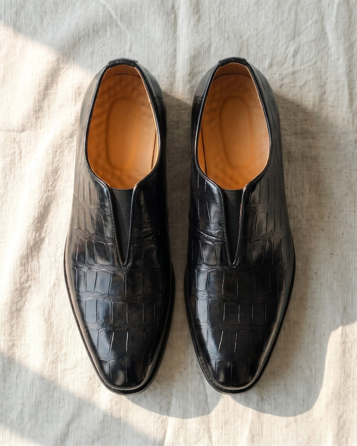 Mocasín Lorenzo de piel sin cordones