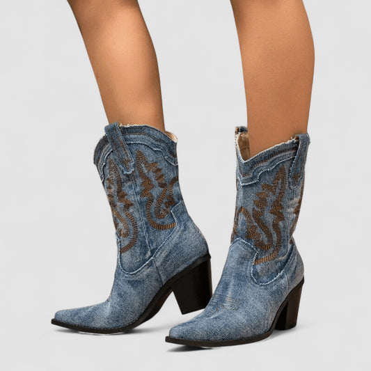 Callie | Botas estilo western bordados