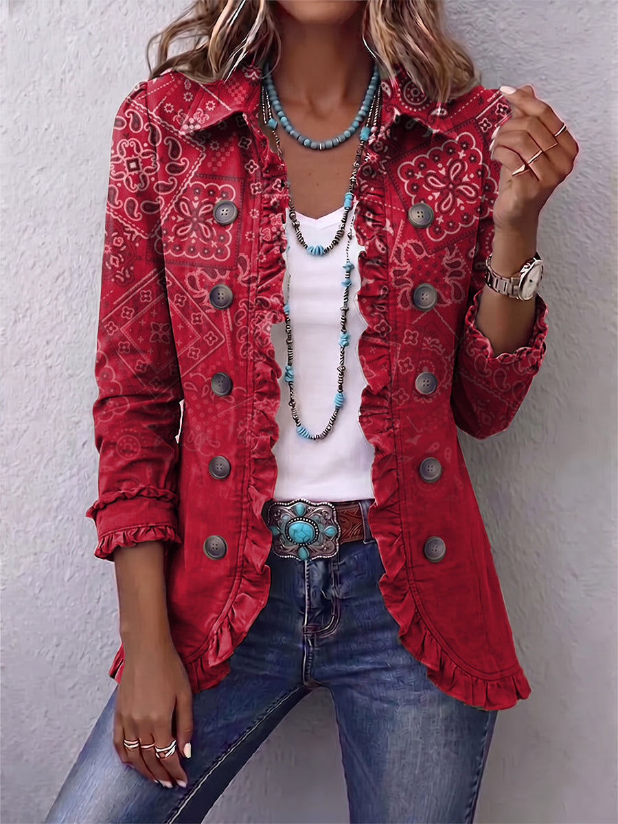 Clotilde | Chaqueta de cachemir sombreada