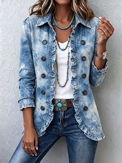 Genoveva | Chaqueta botánica sombreada
