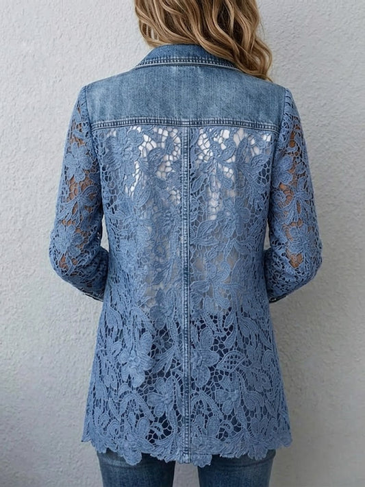 Alicia | Blazer de encaje floral