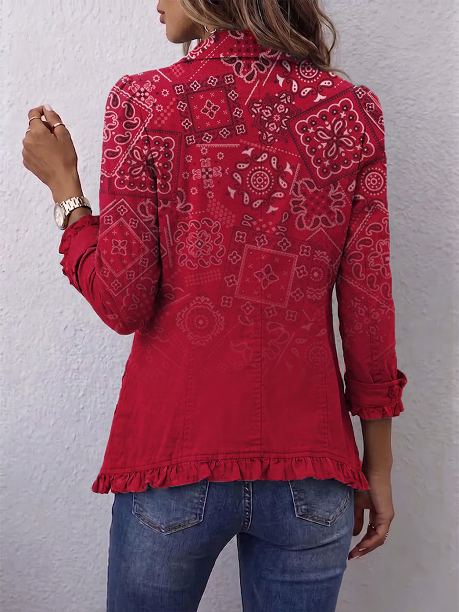 Clotilde | Chaqueta de cachemir sombreada