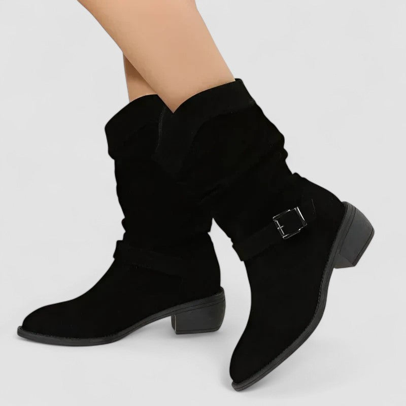 Elyse | Botas vaqueras de estilo holgado