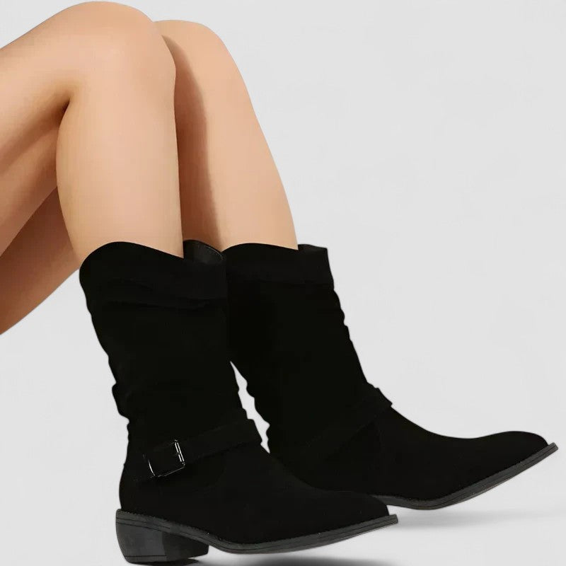 Elyse | Botas vaqueras de estilo holgado