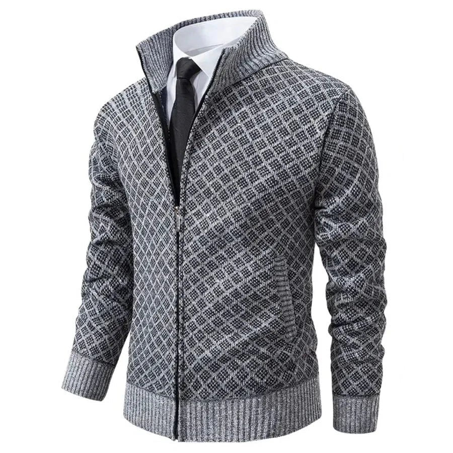 Tobias™ – Suéter de punto con cuello con cremallera